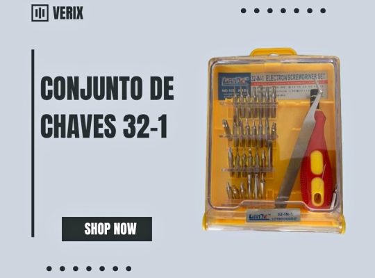 Conjunto de chaves e pinça